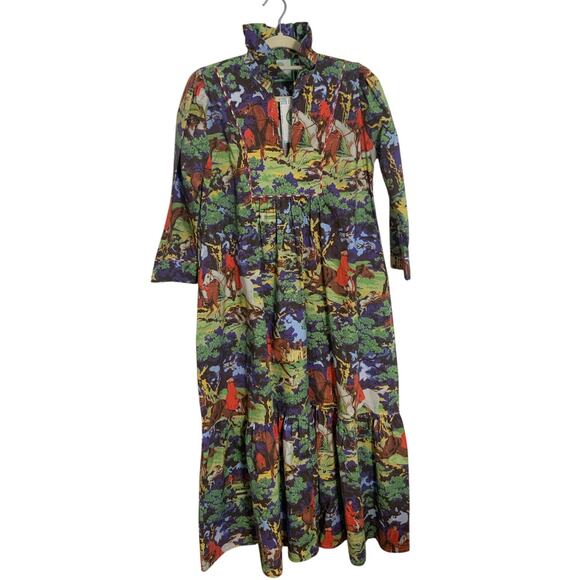 House of MBR Pippa Foxtail Multicolor Maxi Dress NWT $335 size Medium - Picture 5 of 10